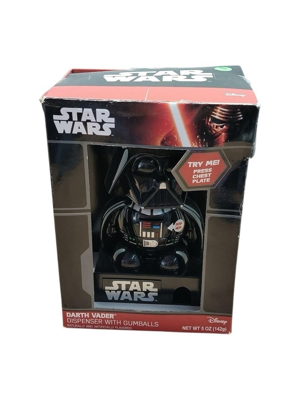 Star Wars Vintage Darth Vader Gumball Dispenser One Size Black Red